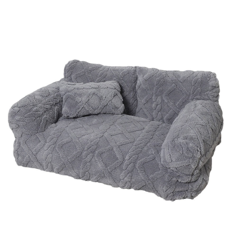 PawRelax™ Plush Bed 🐾 — Soft, Secure & Anxiety-Reducing - PAW Bolt