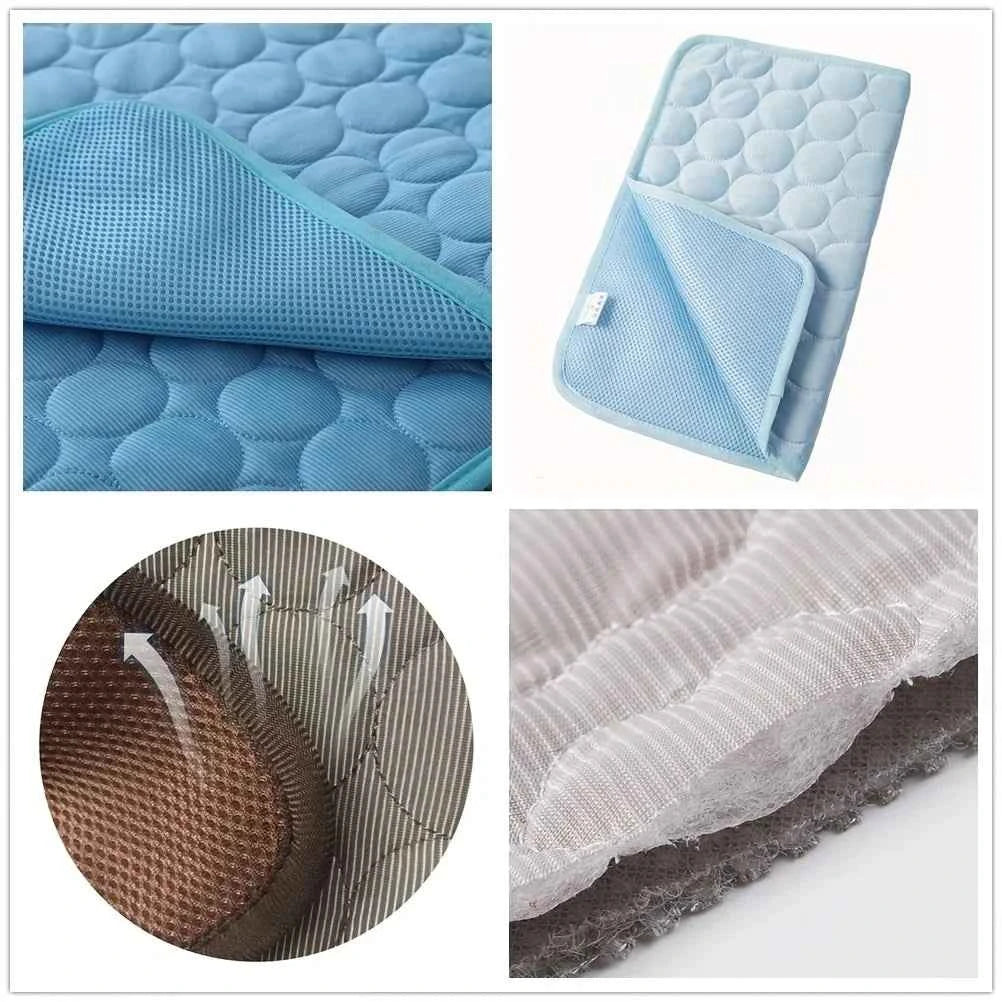 Self-Cooling Dog Mat For Small & Large Dogs – Washable Summer Pet Pad - PAW Bolt
