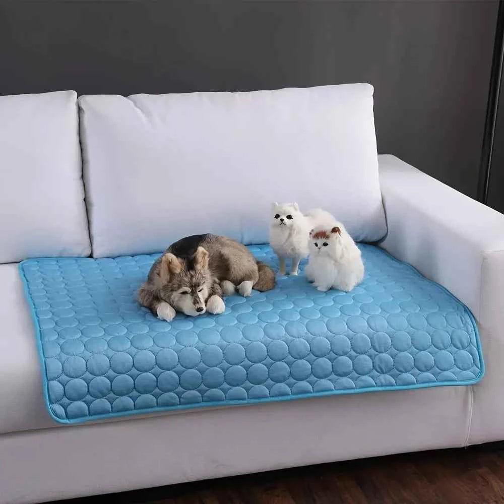Self-Cooling Dog Mat For Small & Large Dogs – Washable Summer Pet Pad - PAW Bolt