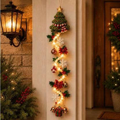 MerryCascade™ Door Hanger 🎅✨ — Glowing Christmas Cheer
