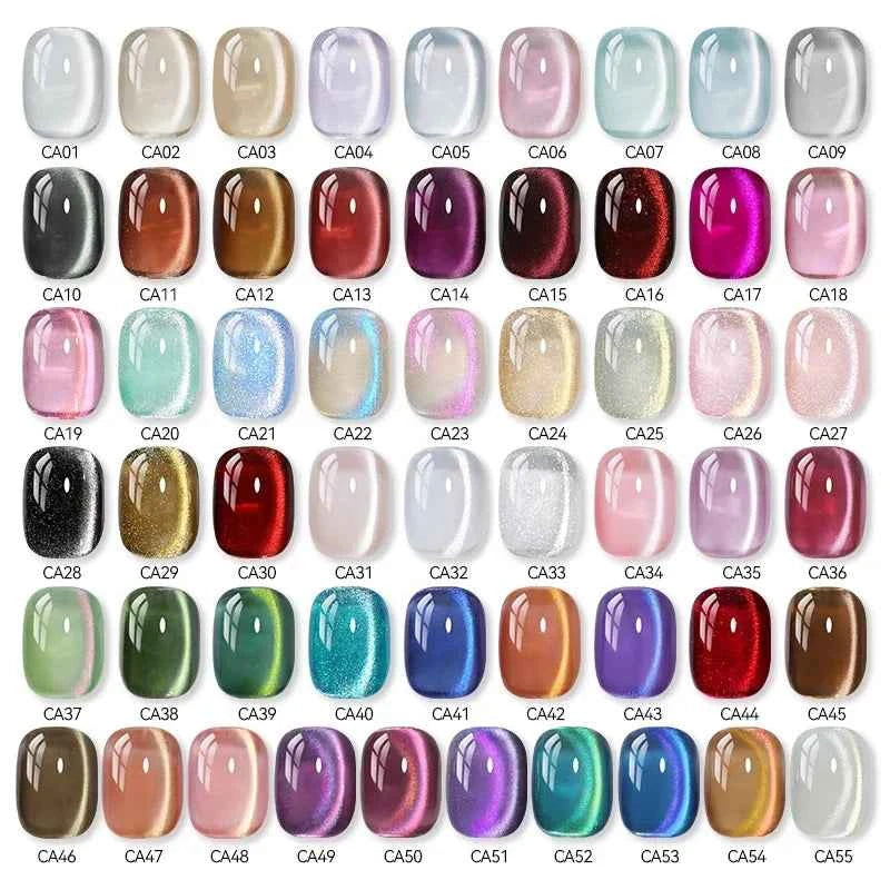 UR SUGAR 15ml Cat Magnetic Gel Nail Polish 30 Colors Semi Permanent Magnetic Gel UV/LED Soak Off Painting Vanrish Design - PAW Bolt
