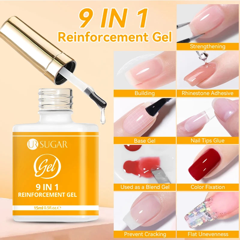 UR SUGAR 15ml Cat Magnetic Gel Nail Polish 30 Colors Semi Permanent Magnetic Gel UV/LED Soak Off Painting Vanrish Design - PAW Bolt