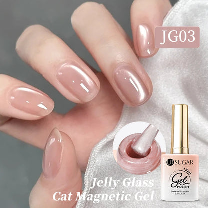 UR SUGAR 15ml Cat Magnetic Gel Nail Polish 30 Colors Semi Permanent Magnetic Gel UV/LED Soak Off Painting Vanrish Design - PAW Bolt