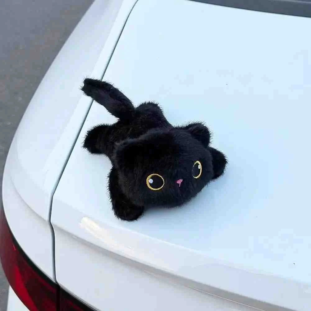 PurrRide™ Plush Cat 🐱🚗 — Cute Magnetic Car Companion