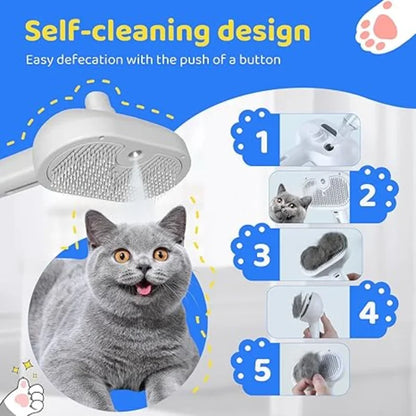 AquaGroom™ Brush 🐾💦 — Detangle & Freshen in One Step - PAW Bolt