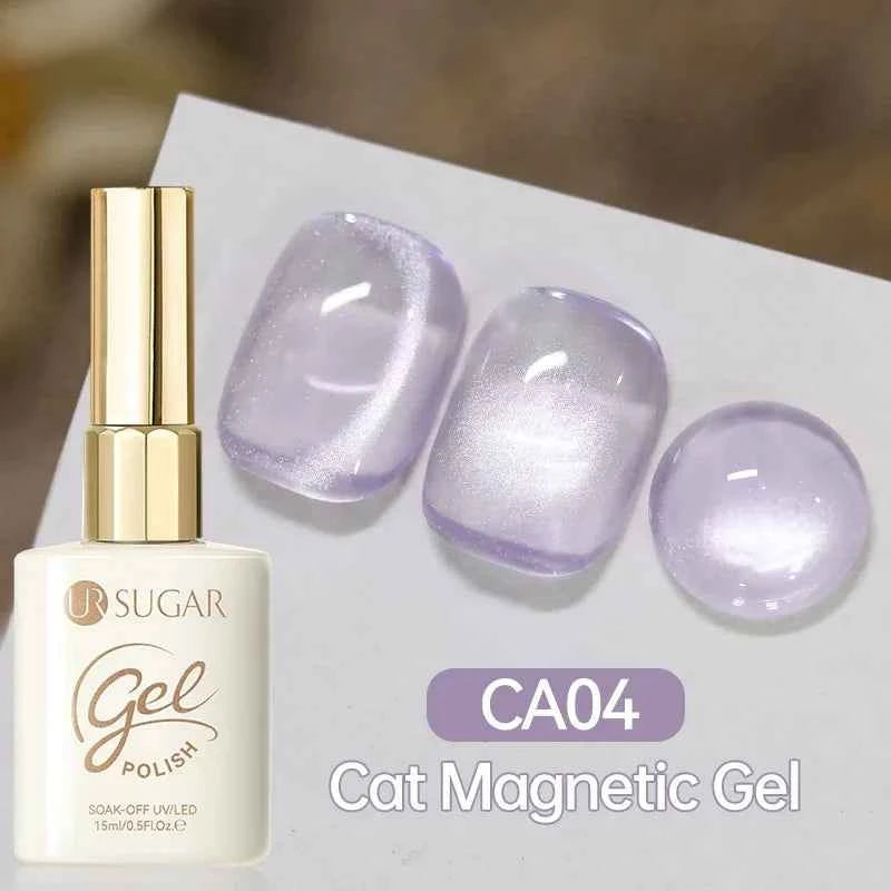 UR SUGAR 15ml Cat Magnetic Gel Nail Polish 30 Colors Semi Permanent Magnetic Gel UV/LED Soak Off Painting Vanrish Design - PAW Bolt