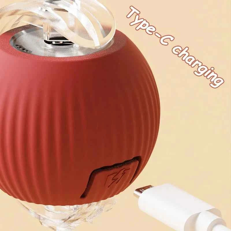 Interactive Automatic Cat Ball Toy – Rechargeable Rolling Mouse Toy for Cats & Dogs