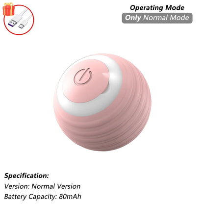 Cat Interactive Ball Toy Automatic Rolling Ball Faux Tail Rechargeable Smart Pet Electric Toy - PAW Bolt