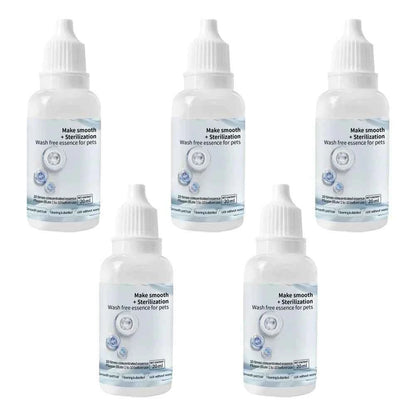 3-5pcs Cat Steam Brush Wash Free Essence Hair Serum Animal Grooming Essence Cat Dog Depilation for Cat Steamy Brush Pet Cleaning - PAW Bolt