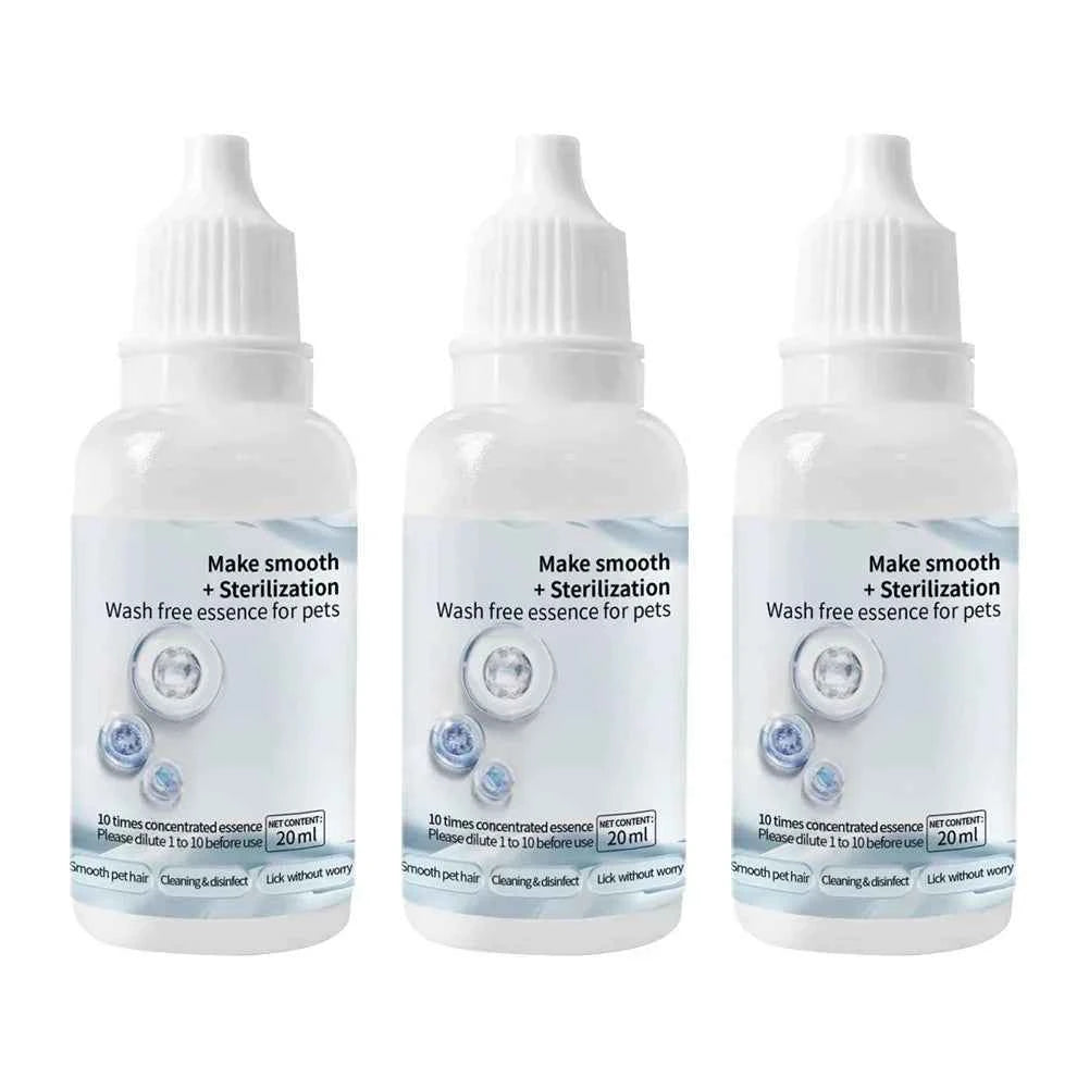 3-5pcs Cat Steam Brush Wash Free Essence Hair Serum Animal Grooming Essence Cat Dog Depilation for Cat Steamy Brush Pet Cleaning - PAW Bolt