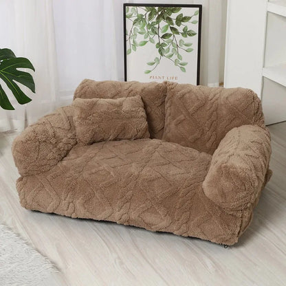 PawRelax™ Plush Bed 🐾 — Soft, Secure & Anxiety-Reducing - PAW Bolt