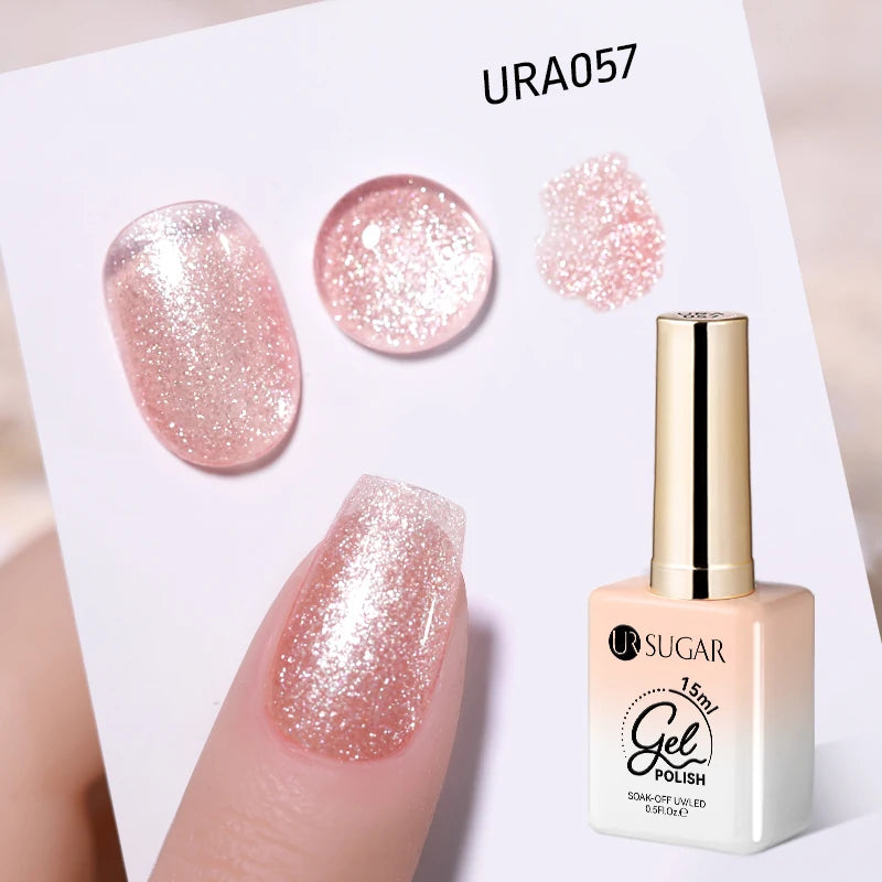 UR SUGAR 15ml Cat Magnetic Gel Nail Polish 30 Colors Semi Permanent Magnetic Gel UV/LED Soak Off Painting Vanrish Design - PAW Bolt