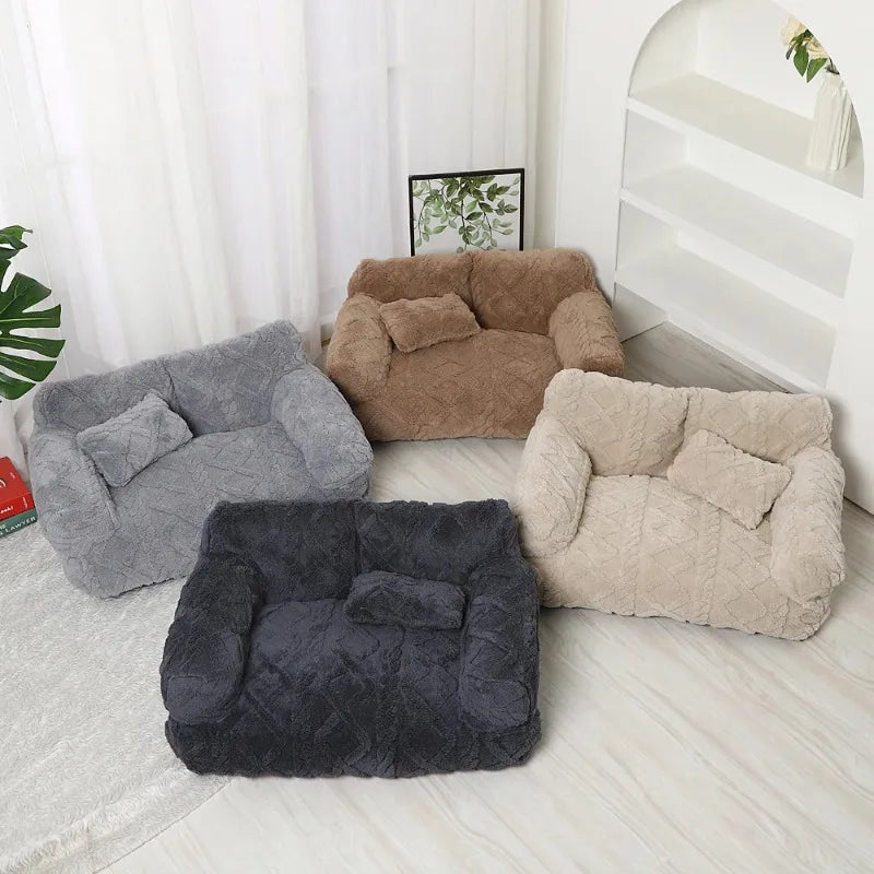 PawRelax™ Plush Bed 🐾 — Soft, Secure & Anxiety-Reducing - PAW Bolt