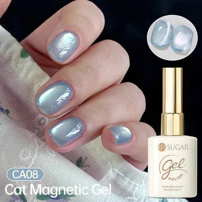 UR SUGAR 15ml Cat Magnetic Gel Nail Polish 30 Colors Semi Permanent Magnetic Gel UV/LED Soak Off Painting Vanrish Design - PAW Bolt