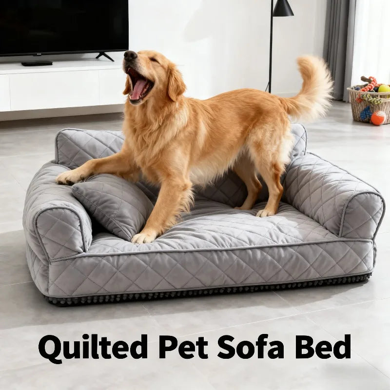 PawRelax™ Plush Bed 🐾 — Soft, Secure & Anxiety-Reducing - PAW Bolt