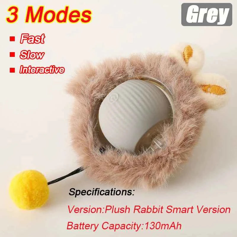 Interactive Automatic Cat Ball Toy – Rechargeable Rolling Mouse Toy for Cats & Dogs