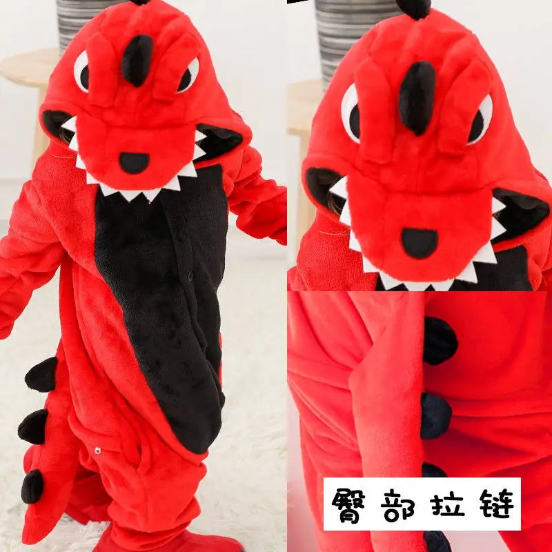 New Kigurumi Cat Onesie Kids Unicorn Pajamas for Children Animal Cartoon Blanket Sleepers Baby Costume Winter Boy Girl Jumspuit