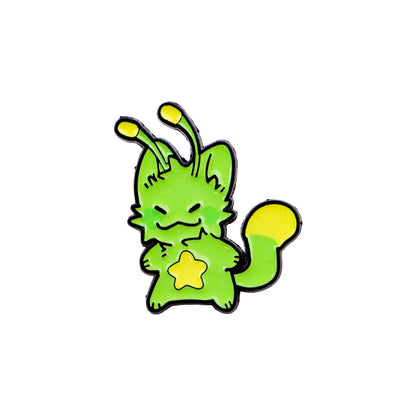 Van Gogh Starry Night Cat Enamel Brooches Cute Cat Lapel Pins Badge on Backpack Costume Accessories Fashion Jewelry Gifts