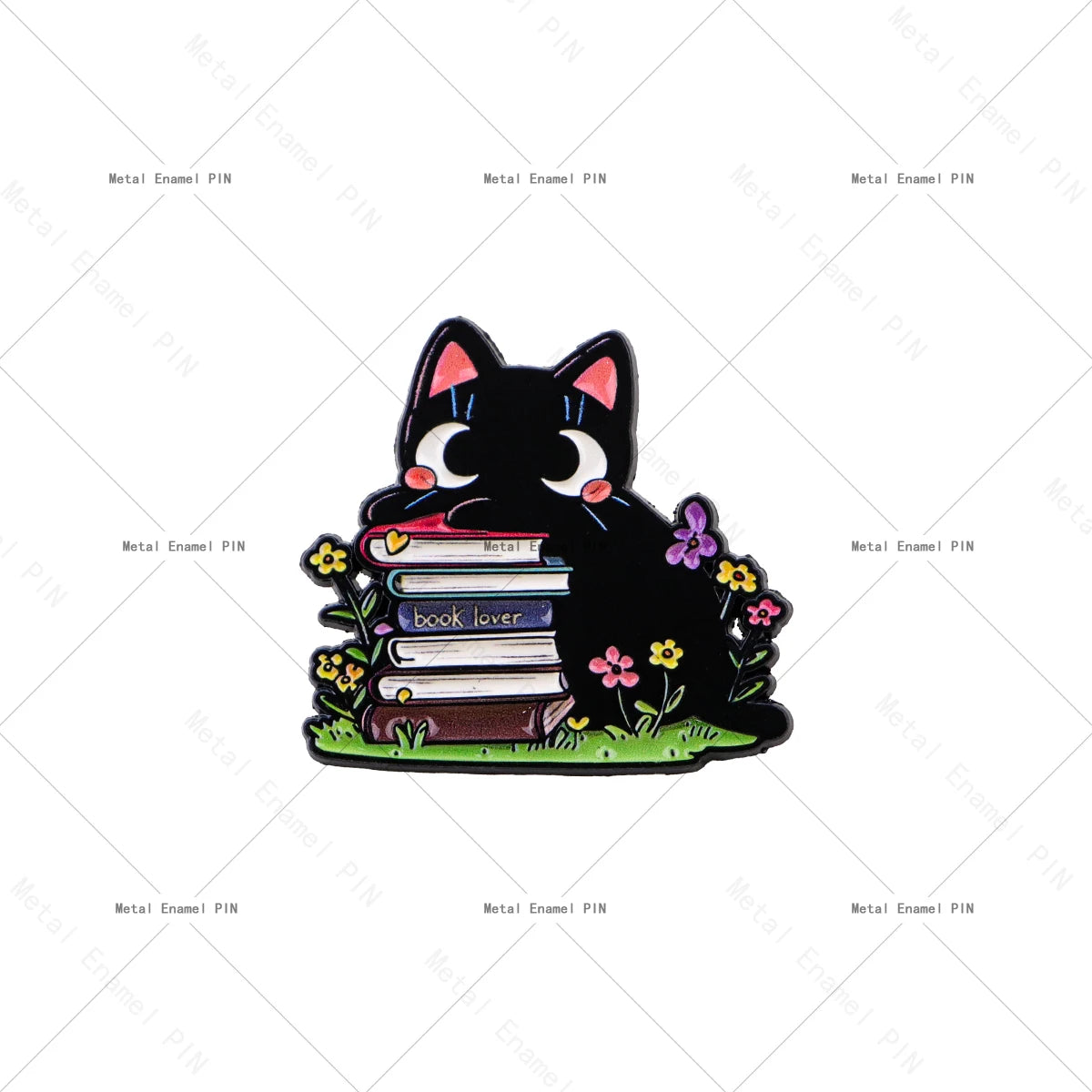 Van Gogh Starry Night Cat Enamel Brooches Cute Cat Lapel Pins Badge on Backpack Costume Accessories Fashion Jewelry Gifts