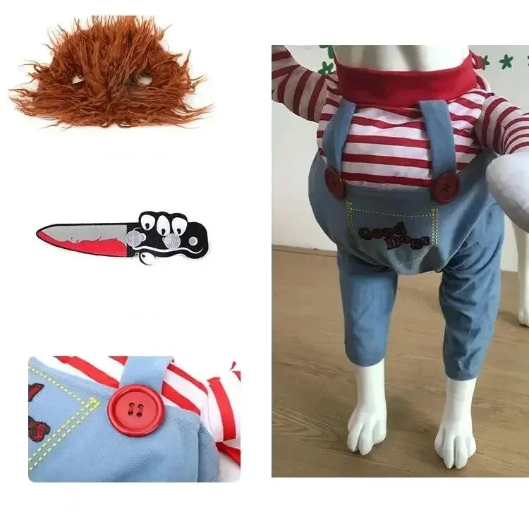 Halloween 3-Piece Dog & Cat Costume Set