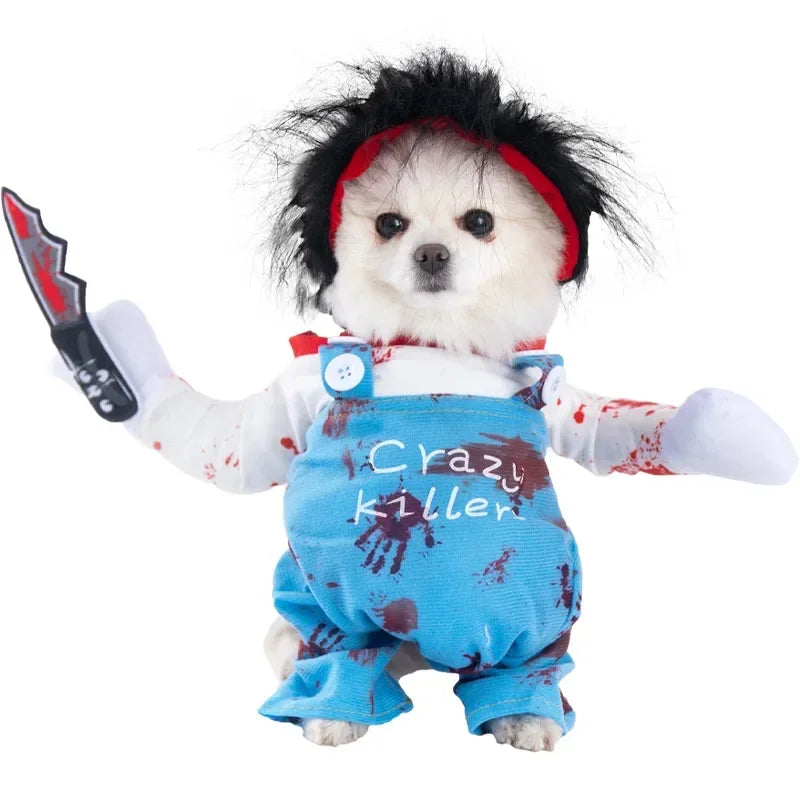 Halloween 3-Piece Dog & Cat Costume Set