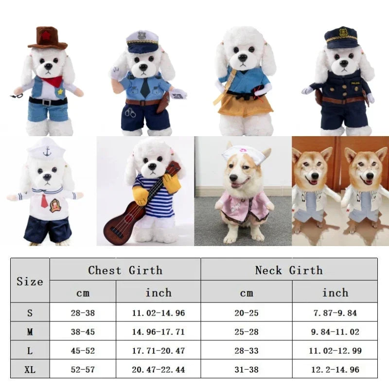 Halloween 3-Piece Dog & Cat Costume Set