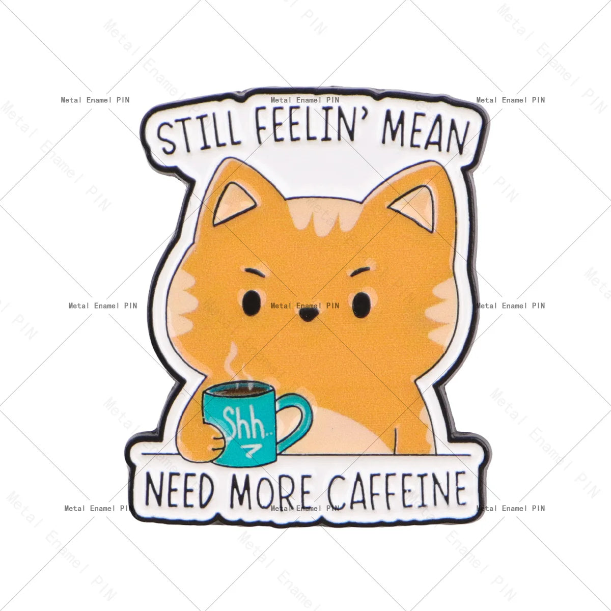 Van Gogh Starry Night Cat Enamel Brooches Cute Cat Lapel Pins Badge on Backpack Costume Accessories Fashion Jewelry Gifts