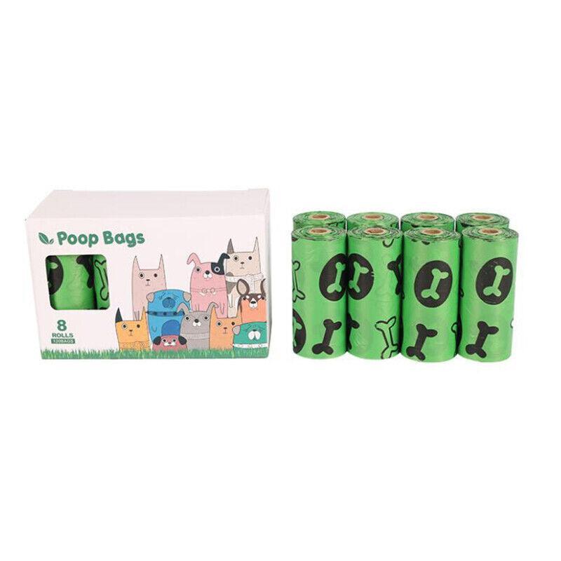 Biodegradable & Compostable Dog Poo Bags Pet Poop Bag Garbage Disposable Clean